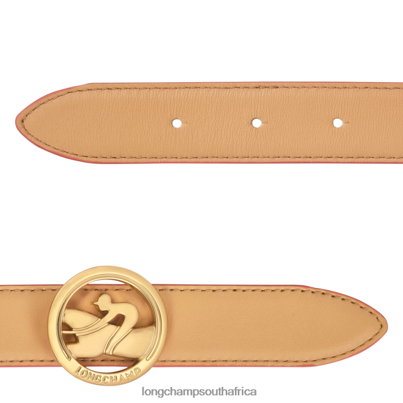 Box-Trot belt Vegetal/Black Accessories Longchamp Women 6D0H6J939