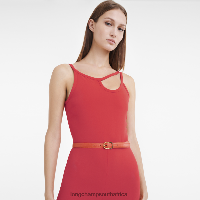 Le Foulonne belt Orange Accessories Longchamp Women 6D0H6J926