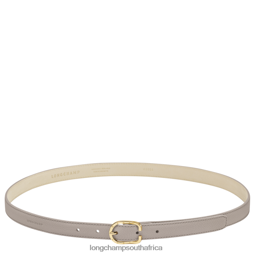 Le Foulonne belt Turtledove Accessories Longchamp Women 6D0H6J929