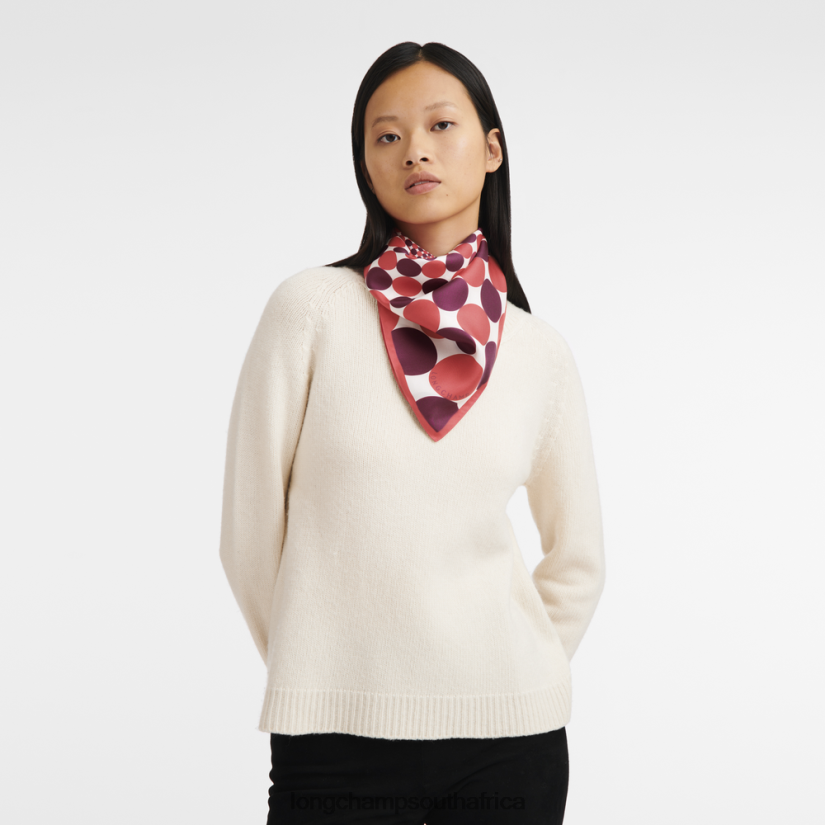 Spring/Summer 2023 Collection Silk scarf 70 Fuchsia Accessories Longchamp Women 6D0H6J1035