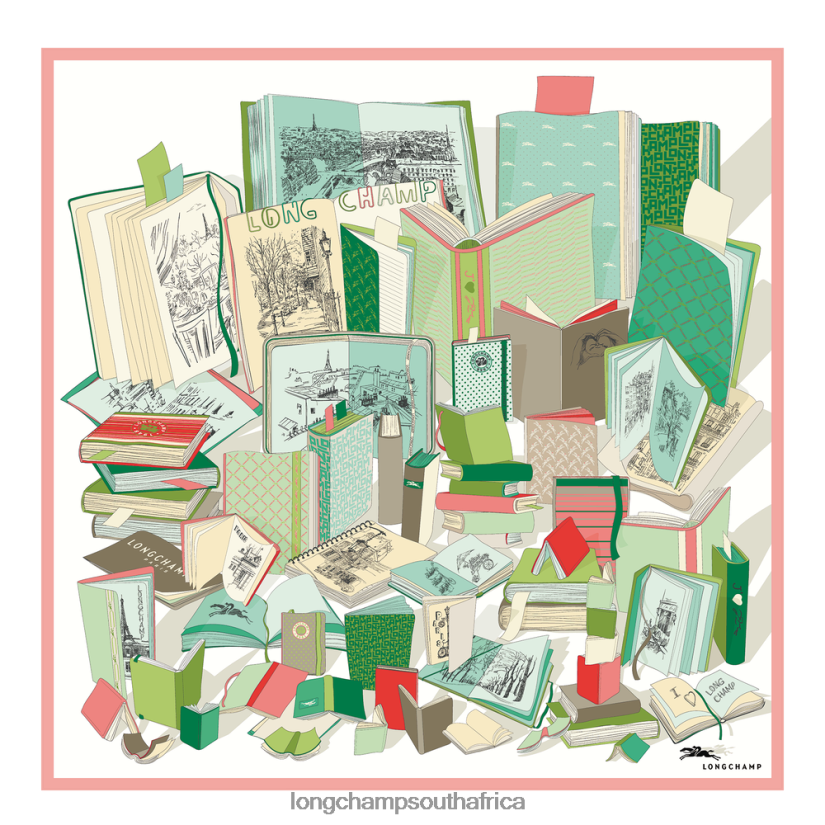 Spring/Summer 2023 Collection Silk scarf 90 Celadon Accessories Longchamp Women 6D0H6J1051