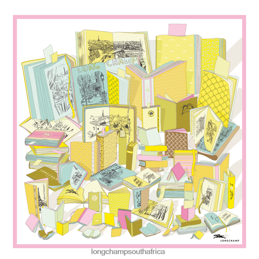 Spring/Summer 2023 Collection Silk scarf 90 Lemon Accessories Longchamp Women 6D0H6J1050