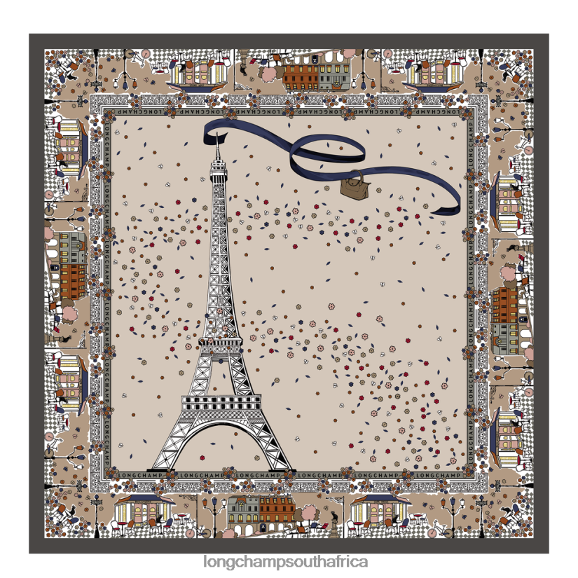 Spring/Summer 2023 Collection Silk scarf Paper Accessories Longchamp Women 6D0H6J1012