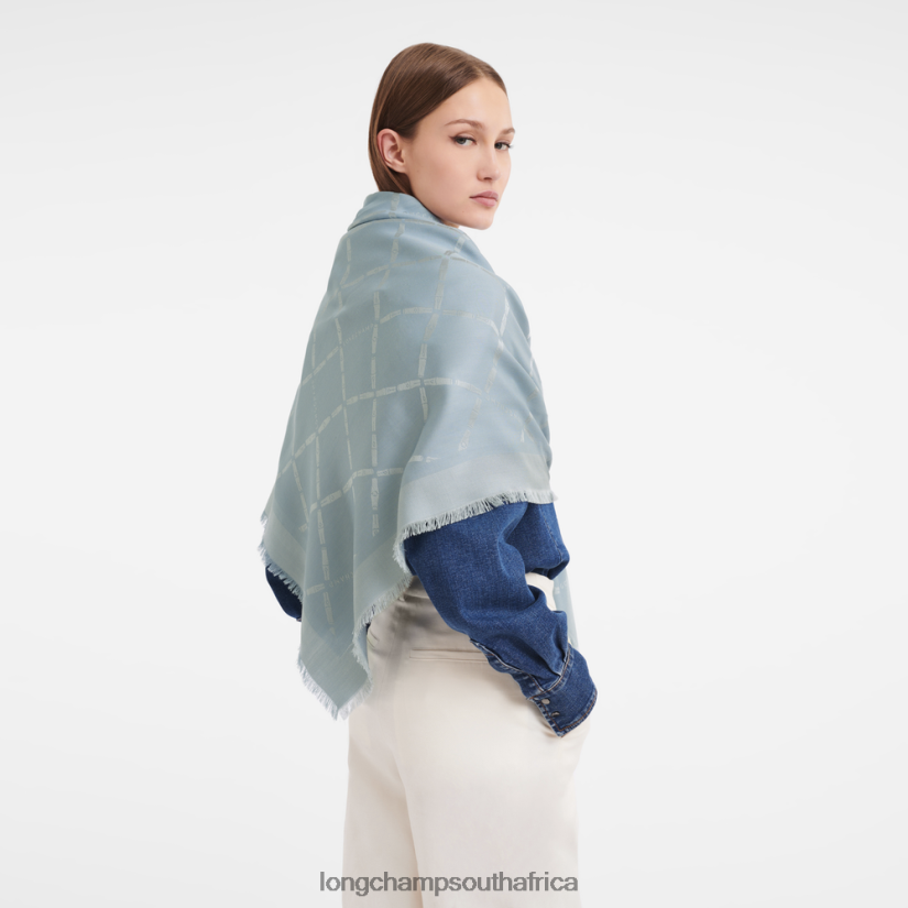Spring/Summer 2023 Collection Shawl Cloud Blue Accessories Longchamp Women 6D0H6J1003