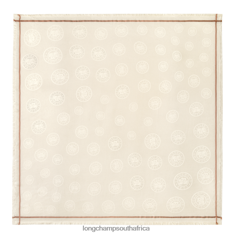 Spring/Summer 2023 Collection Shawl Ivory Accessories Longchamp Women 6D0H6J976