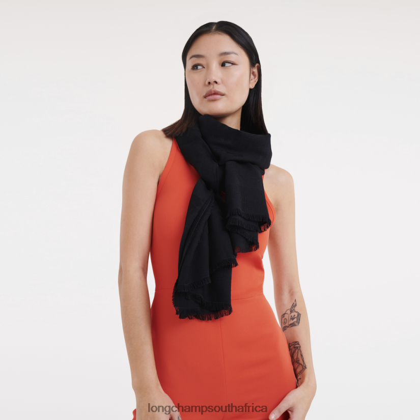 Spring/Summer 2023 Collection Stole Black Accessories Longchamp Women 6D0H6J982