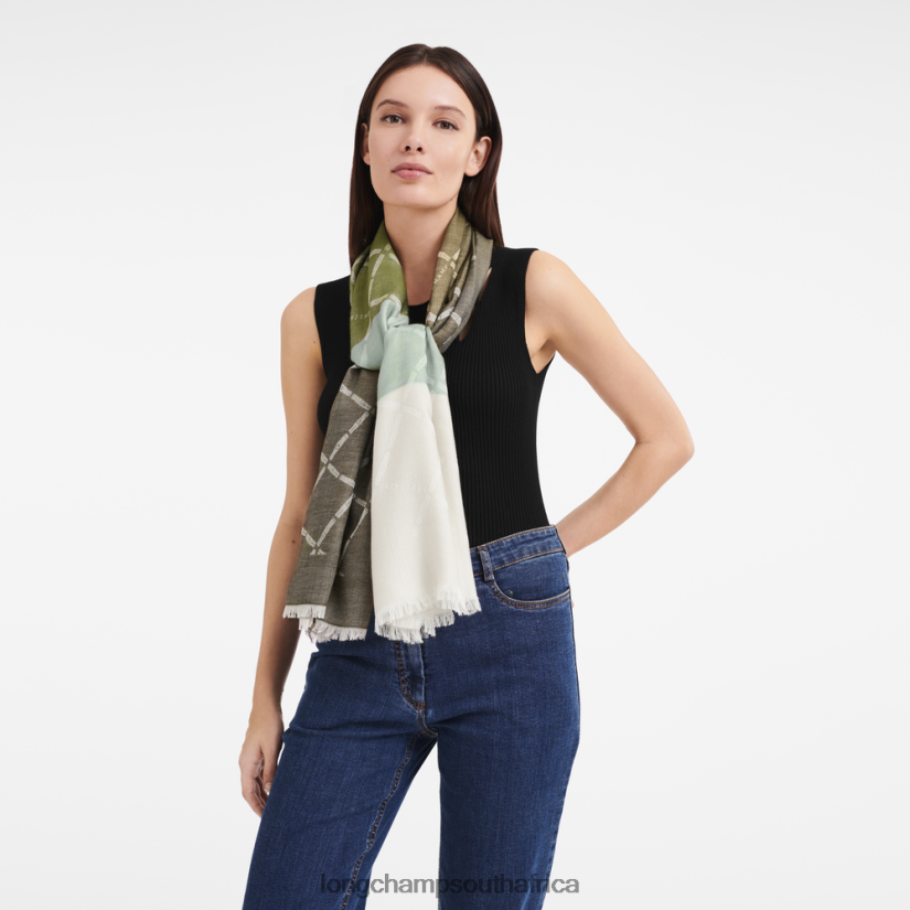 Spring/Summer 2023 Collection Stole Green Light Accessories Longchamp Women 6D0H6J999