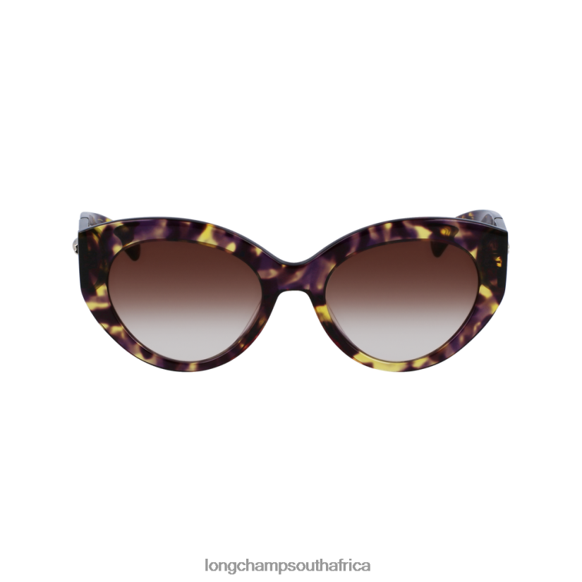 Fall/Winter 2022 Collection Sunglasses Havana Purple Accessories Longchamp Women 6D0H6J901