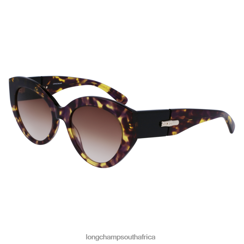Fall/Winter 2022 Collection Sunglasses Havana Purple Accessories Longchamp Women 6D0H6J901