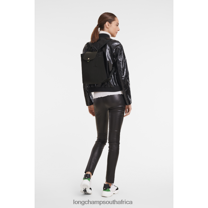 Le Pliage Green Backpack Black Bags Longchamp Women 6D0H6J434