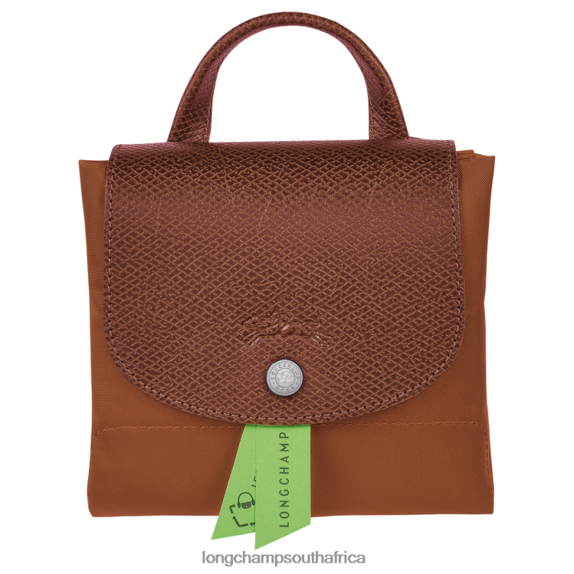 Le Pliage Green Backpack Cognac Bags Longchamp Women 6D0H6J436