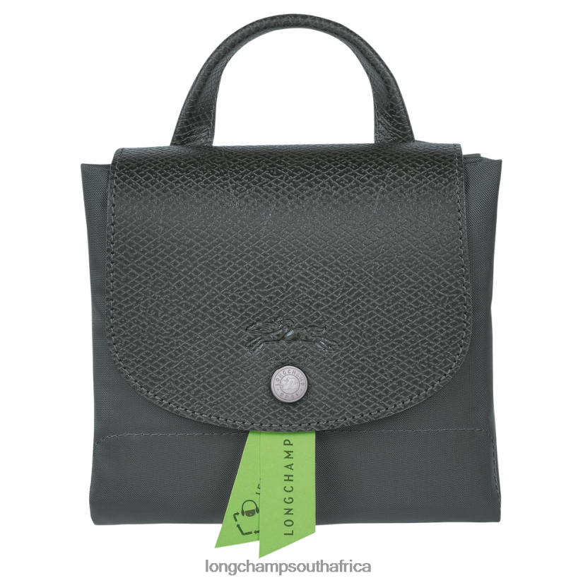 Le Pliage Green Backpack Graphite Bags Longchamp Women 6D0H6J437