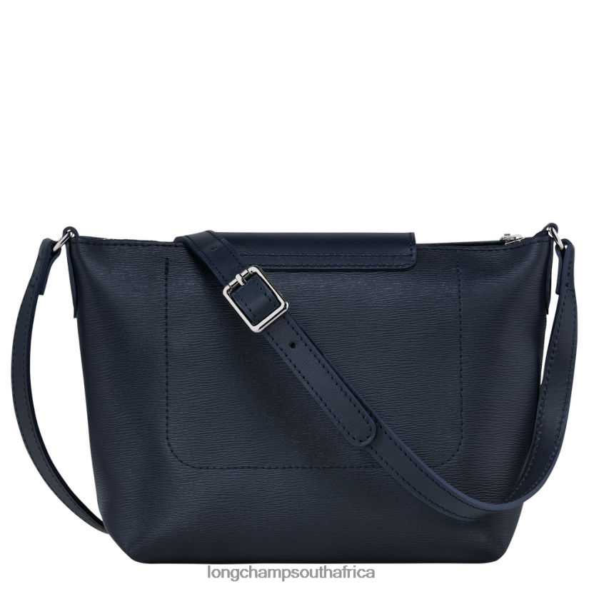 Le Pliage City Crossbody bag Navy Bags Longchamp Women 6D0H6J226