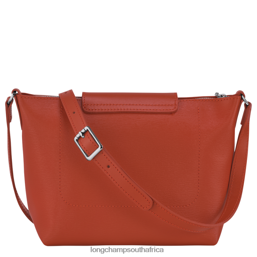 Le Pliage City Crossbody bag Terracotta Bags Longchamp Women 6D0H6J225
