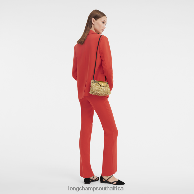 Le Pliage Collection Crossbody bag Gold Bags Longchamp Women 6D0H6J222