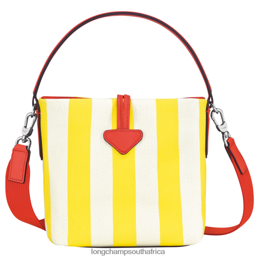 Roseau Essential Bucket bag Yellow/White Bags Longchamp Women 6D0H6J245