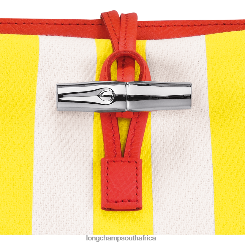 Roseau Essential Bucket bag Yellow/White Bags Longchamp Women 6D0H6J245