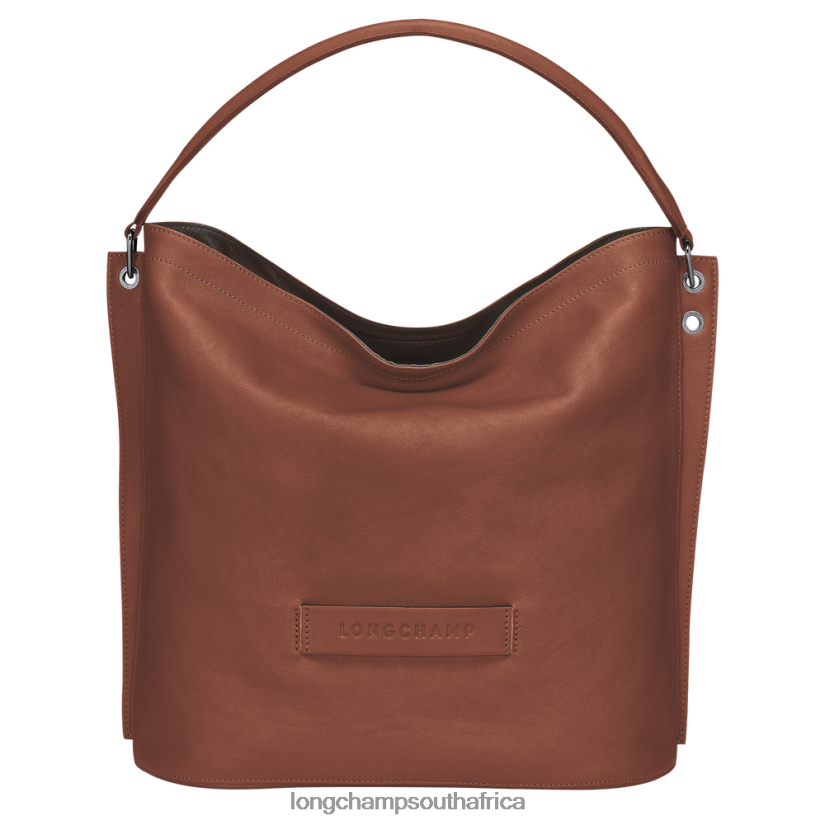 3D Hobo bag Cognac Bags Longchamp Women 6D0H6J402