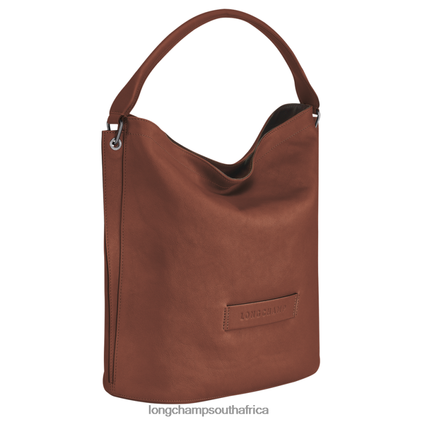 3D Hobo bag Cognac Bags Longchamp Women 6D0H6J402