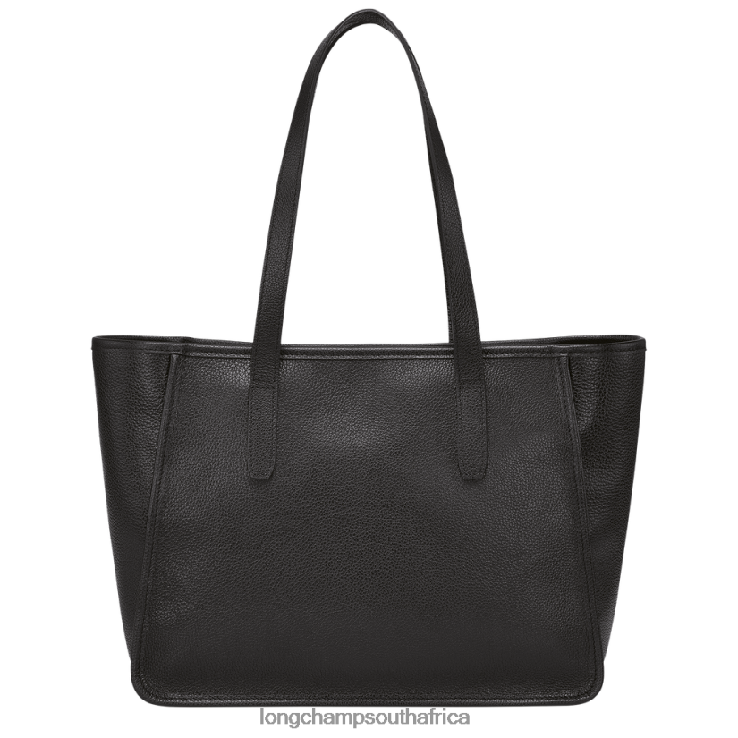 Le Foulonne Tote bag Black Bags Longchamp Women 6D0H6J384