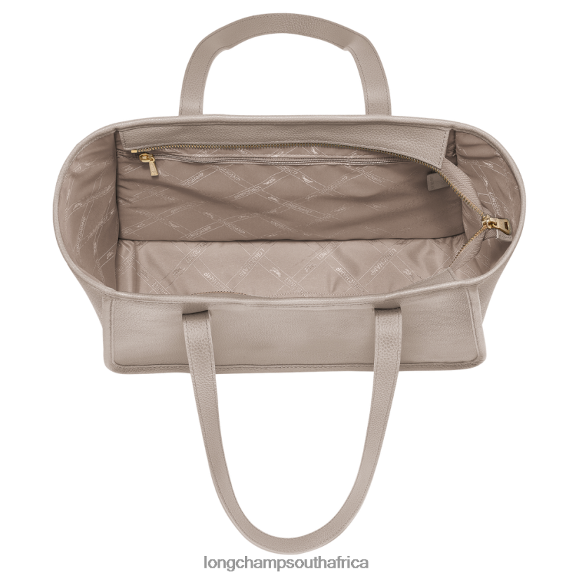 Le Foulonne Tote bag Turtledove Bags Longchamp Women 6D0H6J387