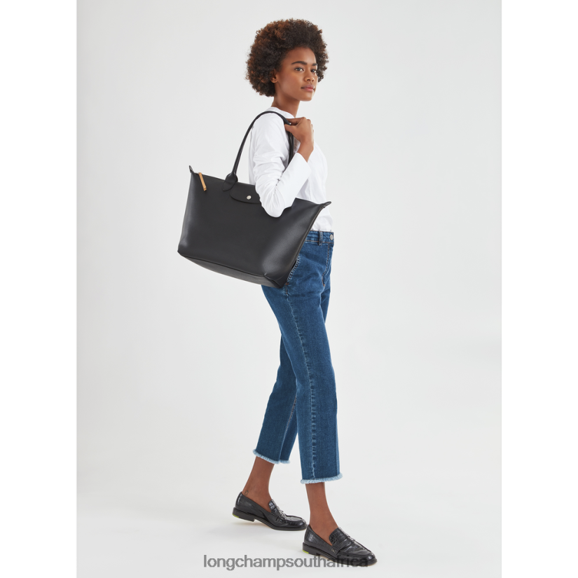 Le Pliage City Tote bag Black Bags Longchamp Women 6D0H6J348