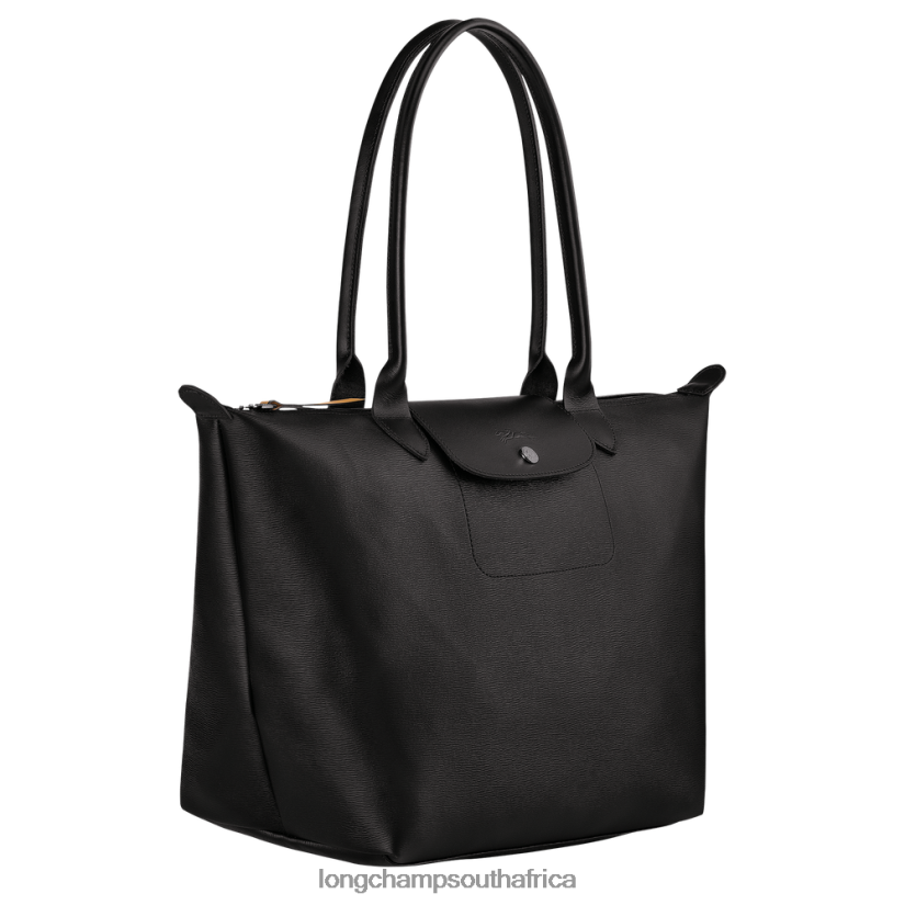 Le Pliage City Tote bag Black Bags Longchamp Women 6D0H6J348