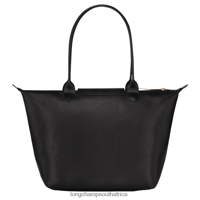 Le Pliage City Tote bag Black Bags Longchamp Women 6D0H6J348