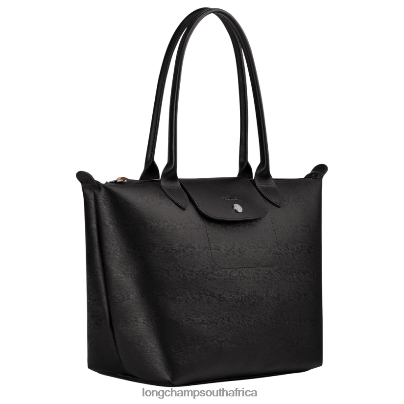 Le Pliage City Tote bag Black Bags Longchamp Women 6D0H6J352
