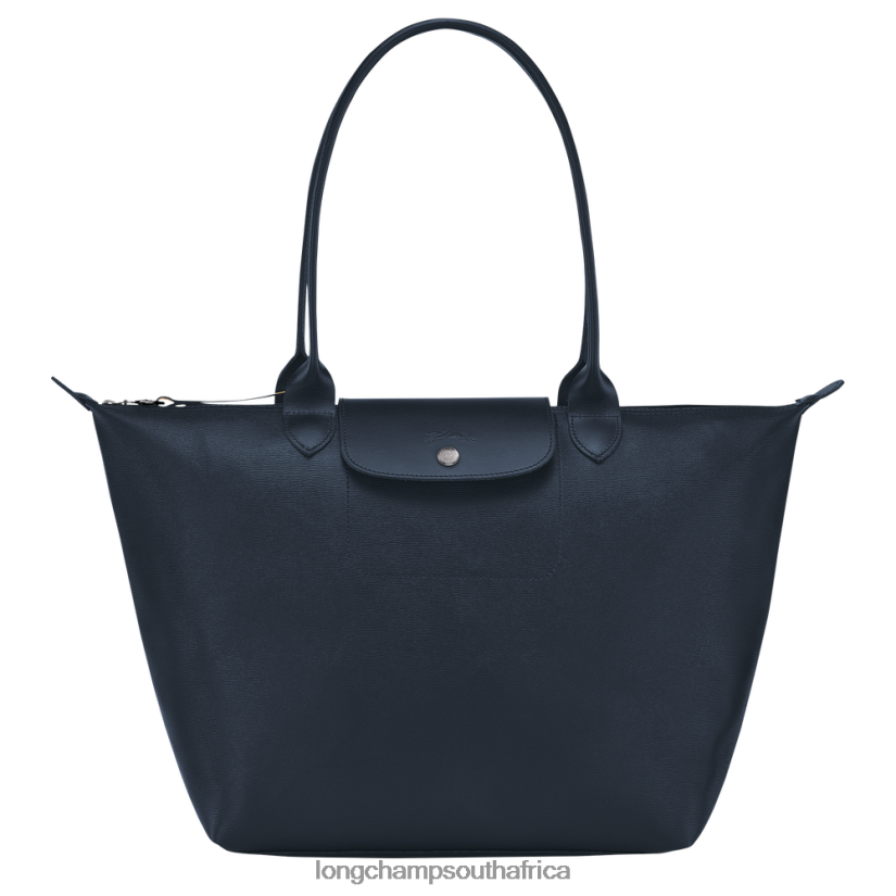 Le Pliage City Tote bag Navy Bags Longchamp Women 6D0H6J351