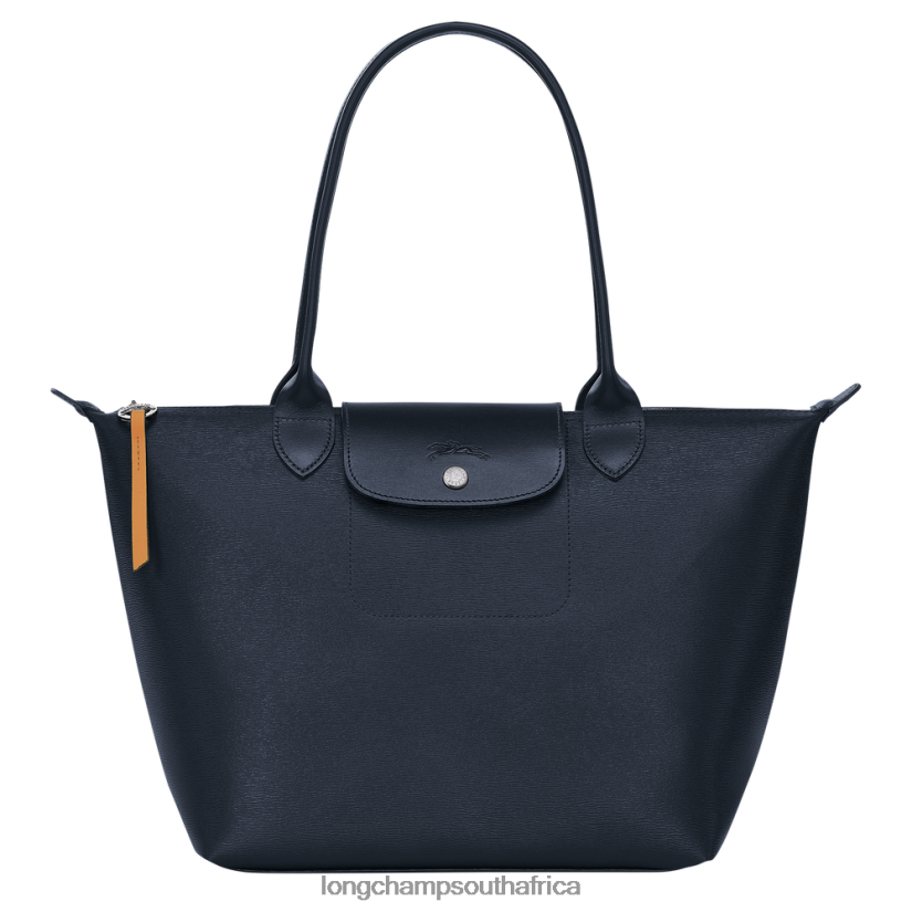Le Pliage City Tote bag Navy Bags Longchamp Women 6D0H6J355