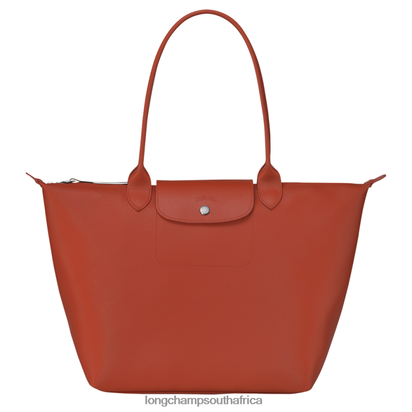 Le Pliage City Tote bag Terracotta Bags Longchamp Women 6D0H6J350