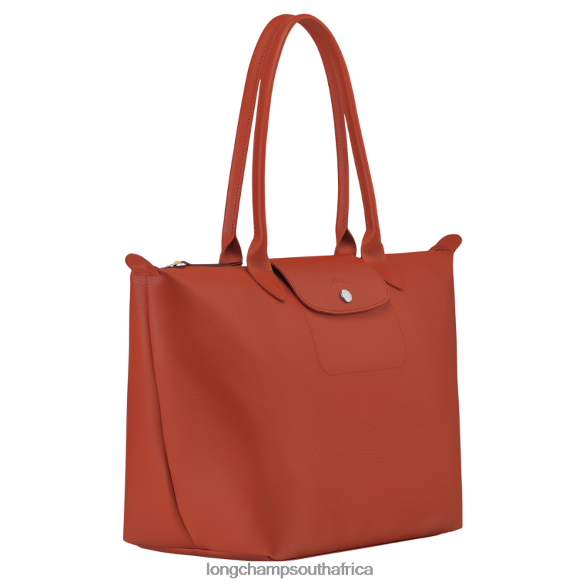 Le Pliage City Tote bag Terracotta Bags Longchamp Women 6D0H6J350