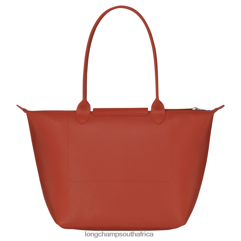Le Pliage City Tote bag Terracotta Bags Longchamp Women 6D0H6J350