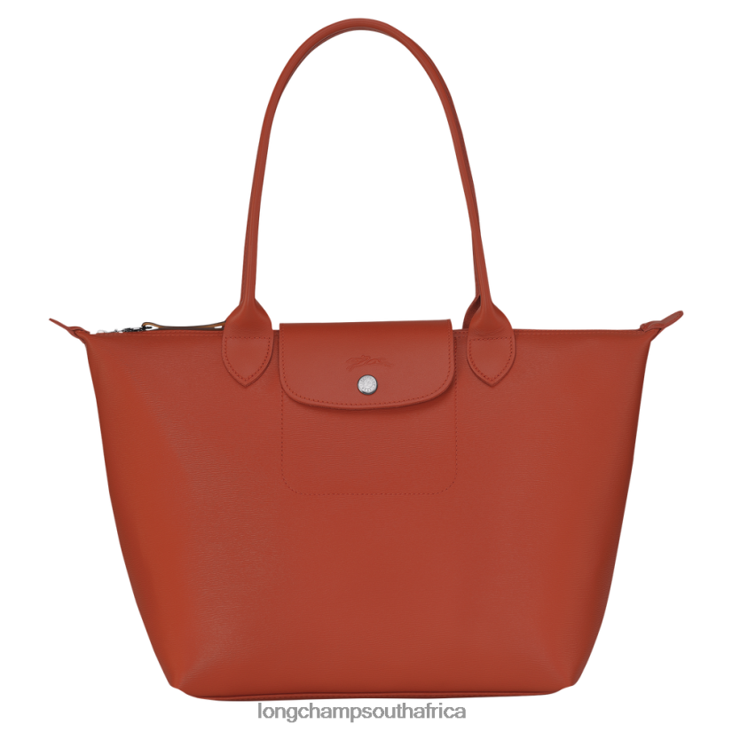 Le Pliage City Tote bag Terracotta Bags Longchamp Women 6D0H6J354