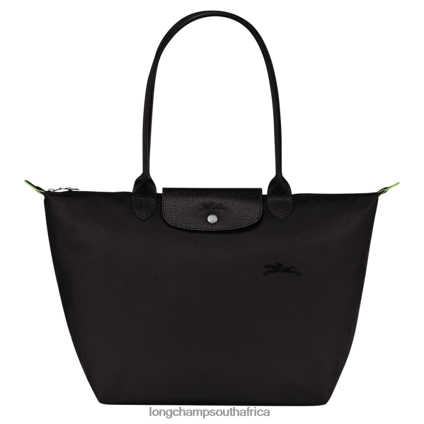 Le Pliage Green Tote bag Black Bags Longchamp Women 6D0H6J30
