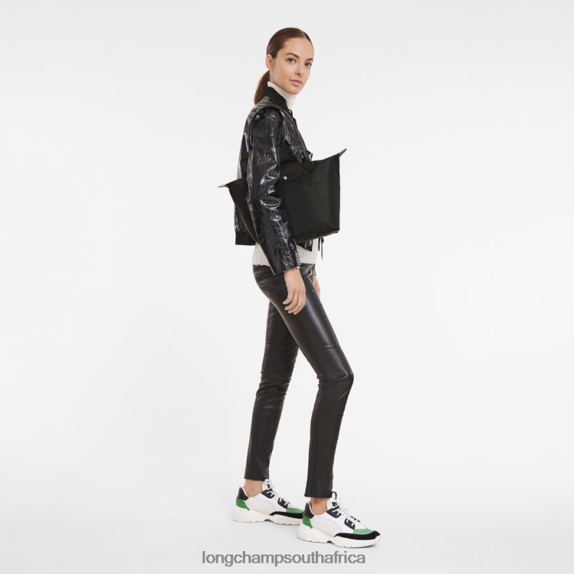 Le Pliage Green Tote bag Black Bags Longchamp Women 6D0H6J409