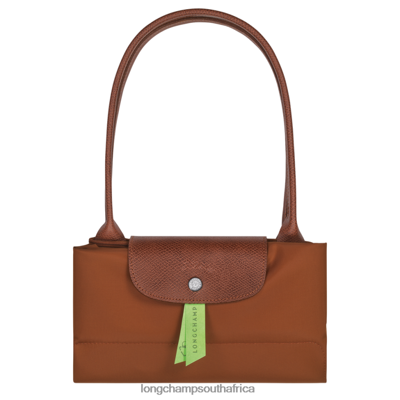 Le Pliage Green Tote bag Cognac Bags Longchamp Women 6D0H6J404
