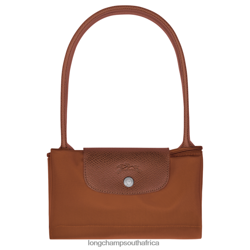 Le Pliage Green Tote bag Cognac Bags Longchamp Women 6D0H6J410