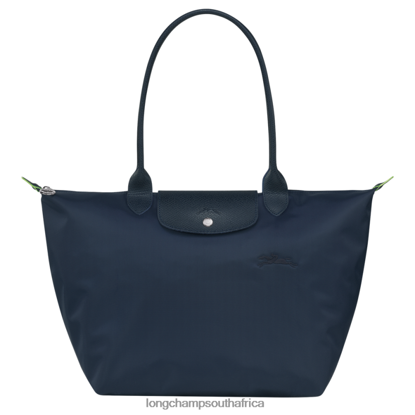 Le Pliage Green Tote bag Navy Bags Longchamp Women 6D0H6J406