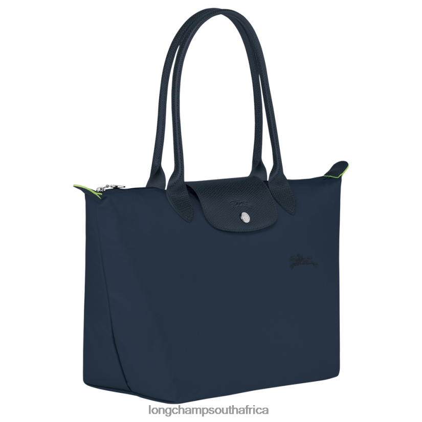 Le Pliage Green Tote bag Navy Bags Longchamp Women 6D0H6J412