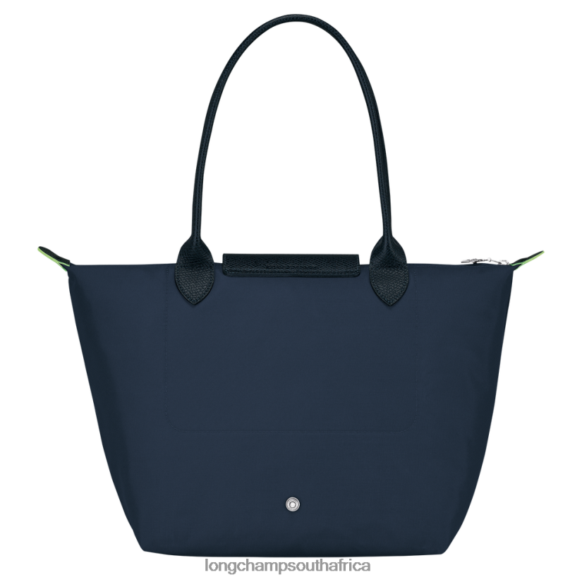 Le Pliage Green Tote bag Navy Bags Longchamp Women 6D0H6J412