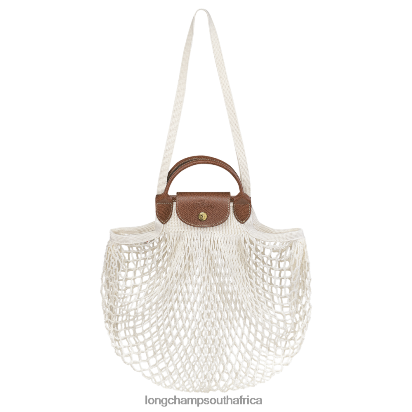 Le Pliage filet Mesh bag Ecru Bags Longchamp Women 6D0H6J66