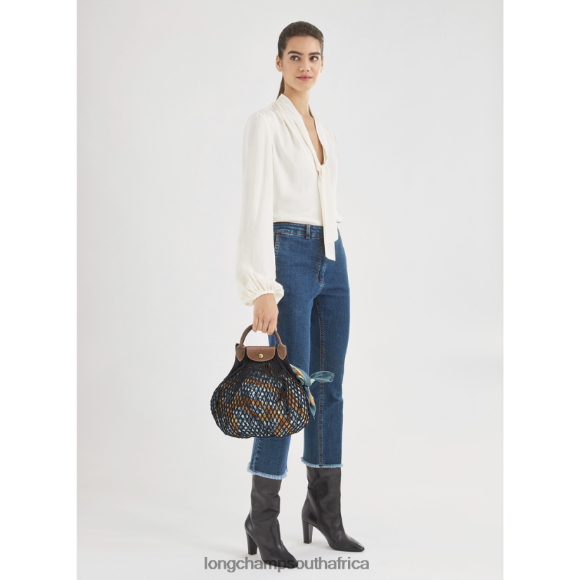 Le Pliage filet Mesh bag Navy Bags Longchamp Women 6D0H6J5