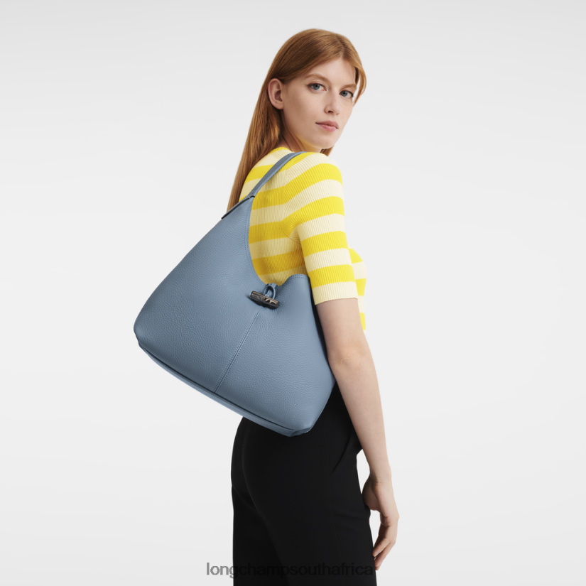 Roseau Essential Hobo bag Slate Bags Longchamp Women 6D0H6J359