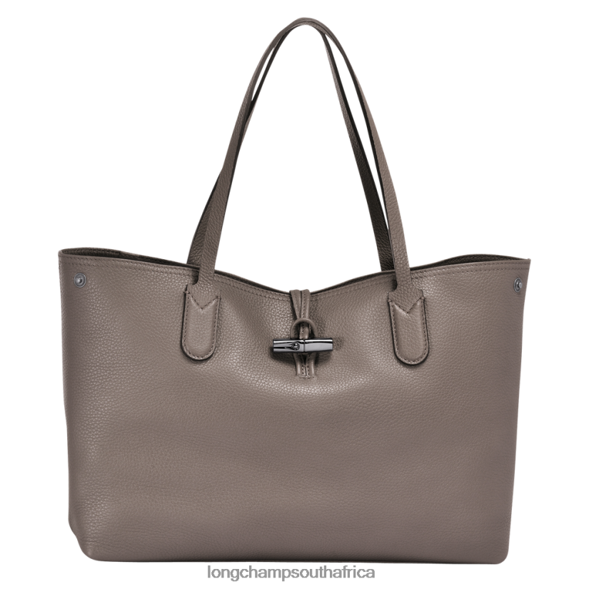 Roseau Essential Tote bag Grey Bags Longchamp Women 6D0H6J362