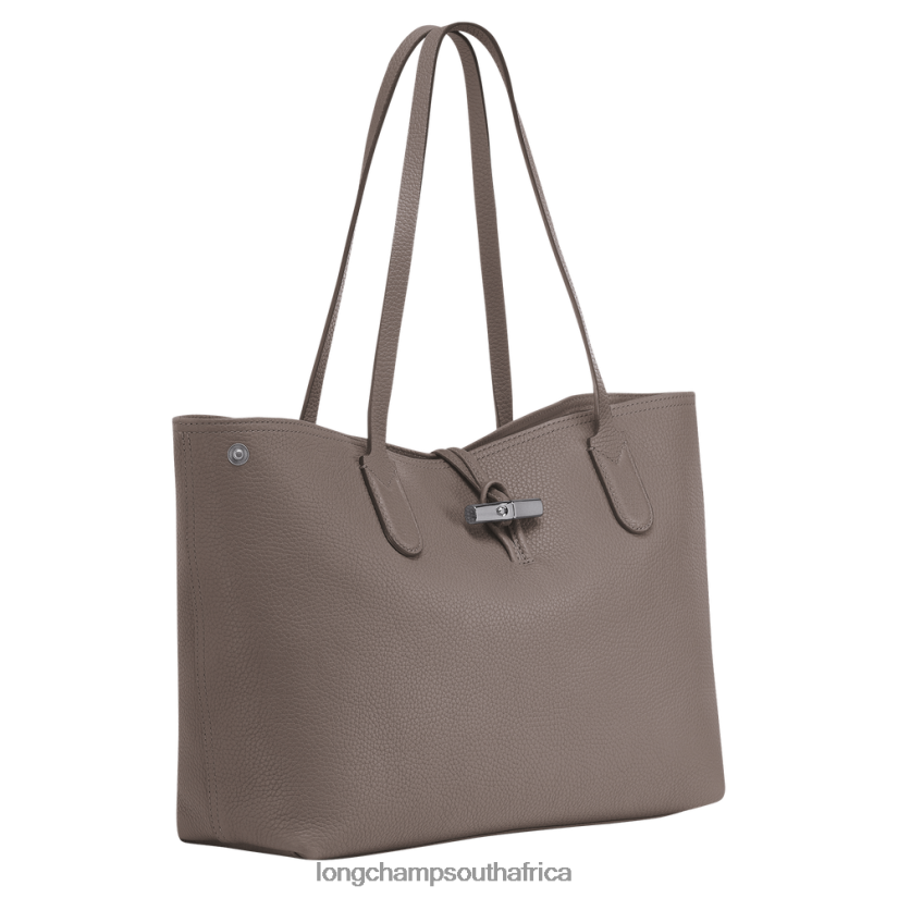 Roseau Essential Tote bag Grey Bags Longchamp Women 6D0H6J362