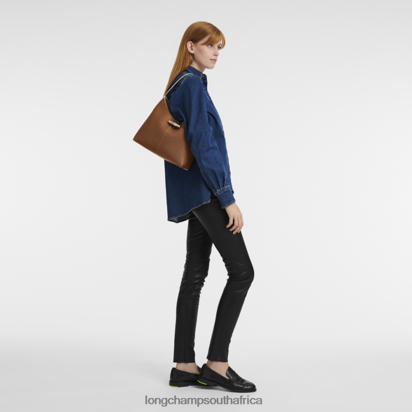 Roseau Hobo bag Cognac Bags Longchamp Women 6D0H6J382