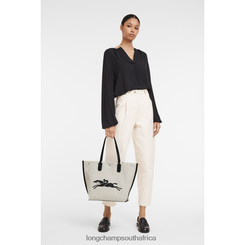 Roseau Tote bag Ecru Bags Longchamp Women 6D0H6J381