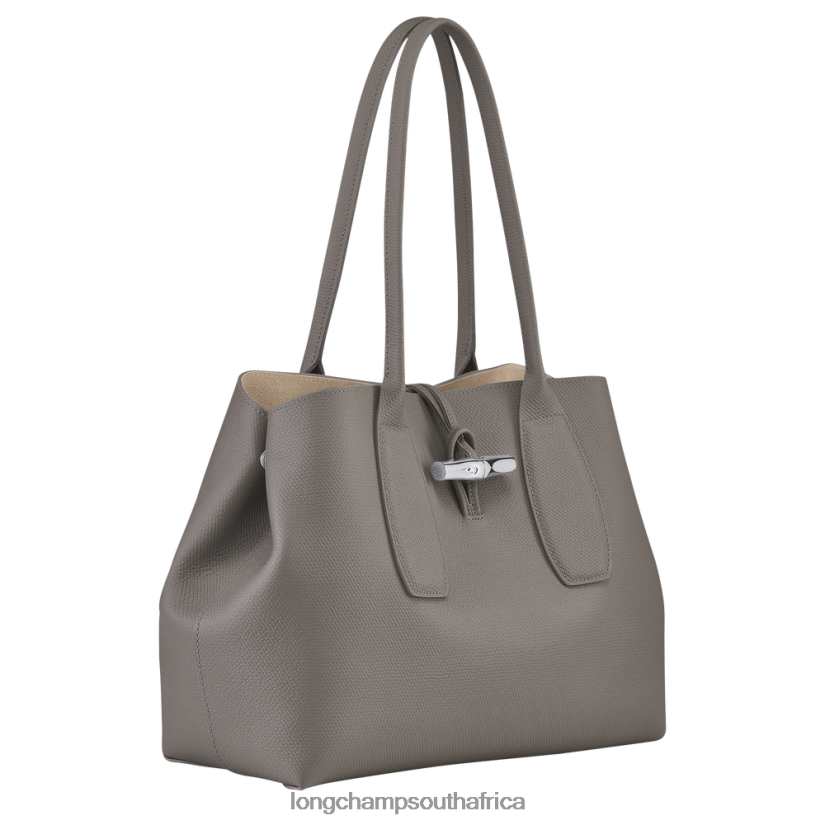 Roseau Tote bag Turtledove Bags Longchamp Women 6D0H6J370